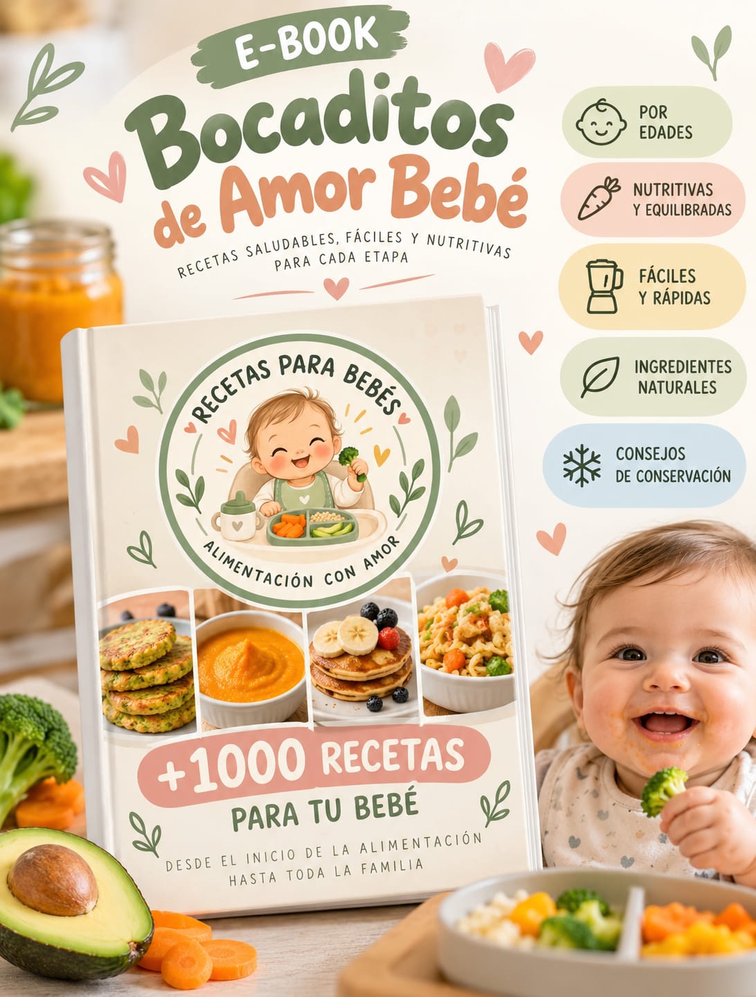 Recetas bocaditos de amor