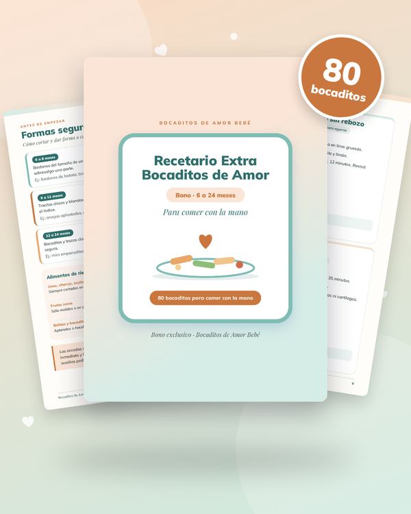 Recetario Extra Bocaditos de Amor