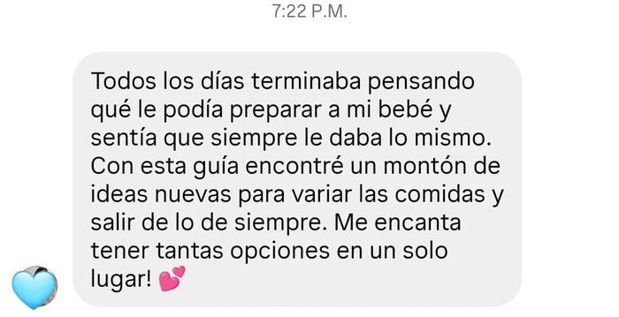 Mensaje de una mamá por Instagram